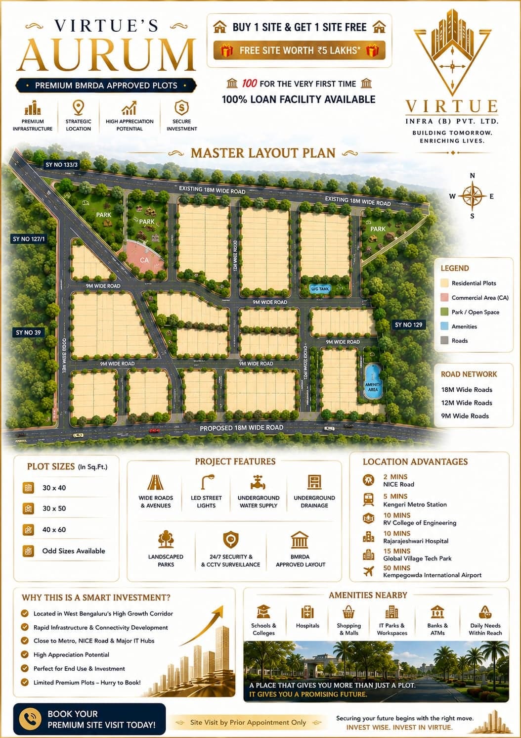  layout for Sale in Hejjala, Karnataka, Bengaluru (Bangalore) Rural | 66 Cents
