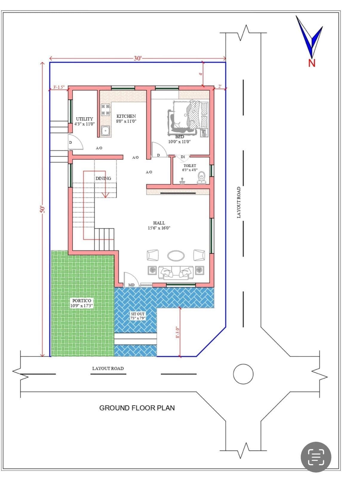 3BHK Residential for Sale in Karamadai, Tamil Nadu, coimbatore | 66 Cents
